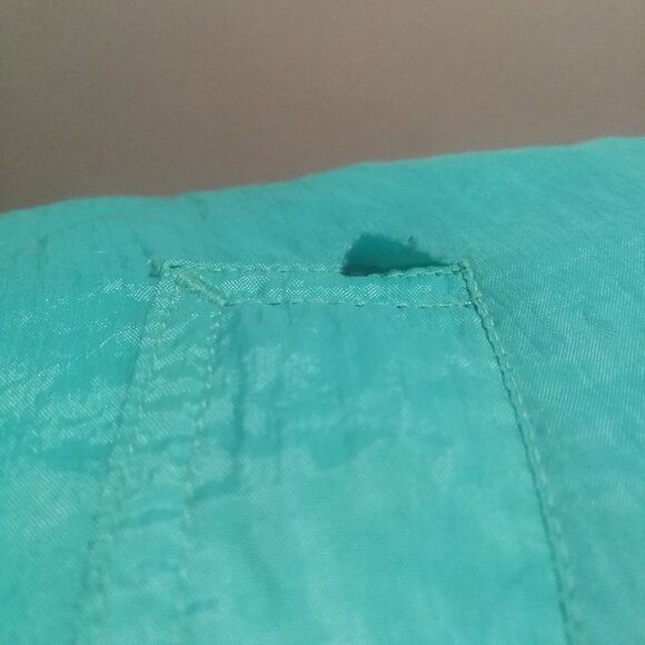 Vintage colourblock windbreaker light jacket blue teal Zellers - Picture 12 of 12